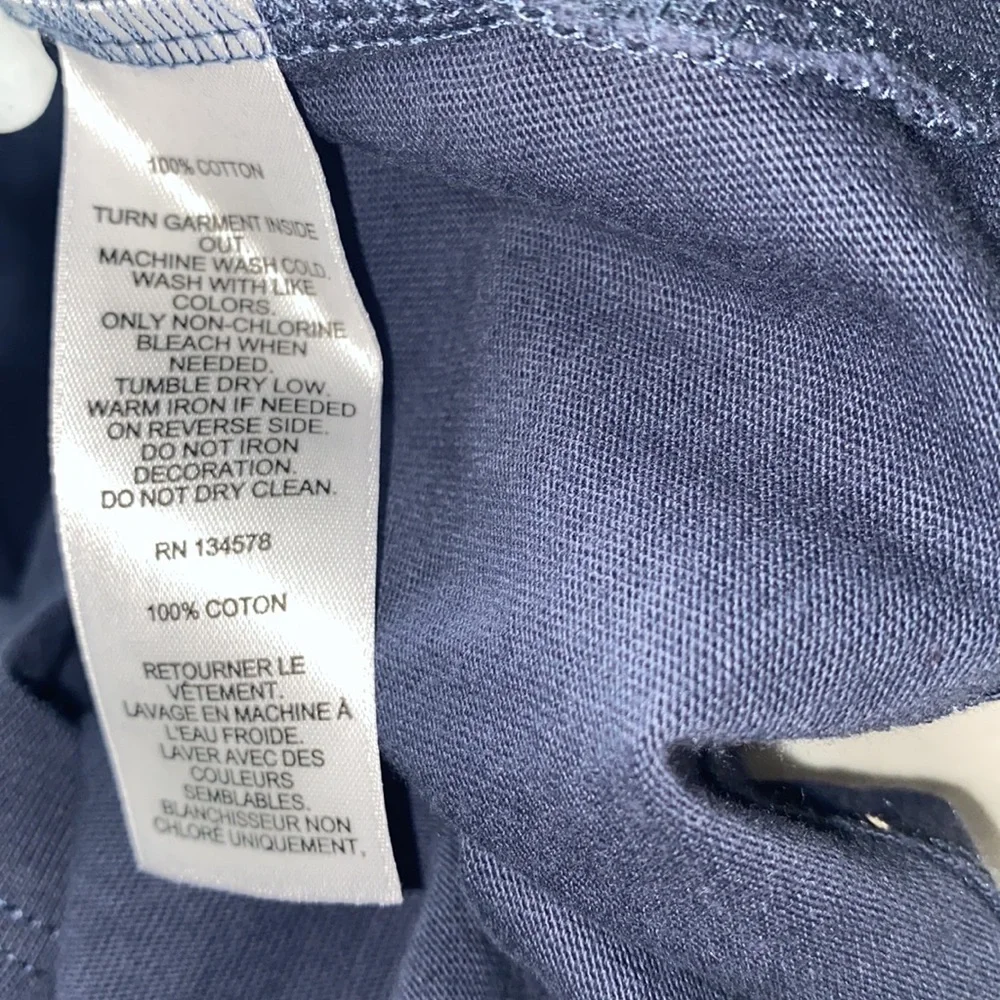 Not 4 Sale Vineyard vines long sleeved Pocket Vintage Whale Blue t-shirt Size 7 - Picture 7 of 7